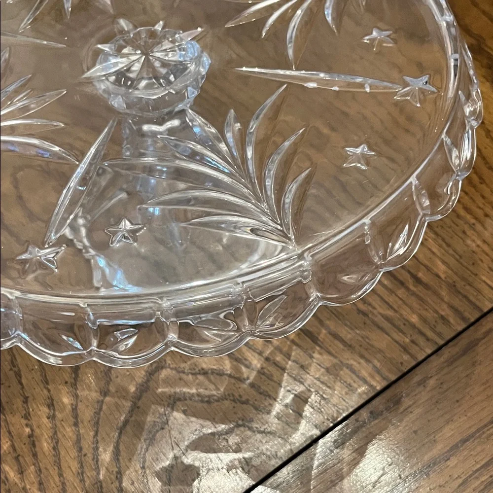 Celebrations Mikasa Christmas‎ Night Footed Cake Stand